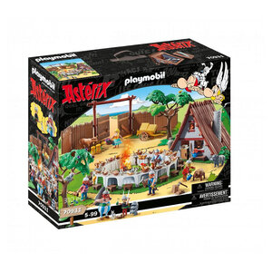 Playmobil Asterix : Le Banquet du Village - Ensemble de Jeu Complet avec Personnages et Accessoires