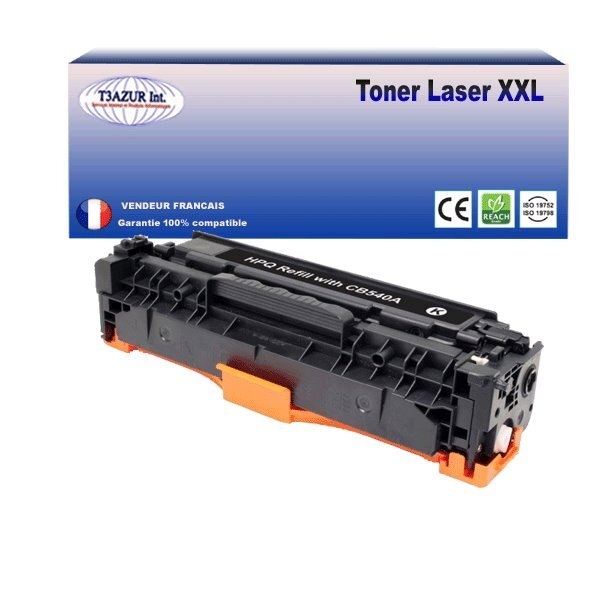 T3AZUR - Toner compatible avec Canon 716/731 Noire pour Canon MF-8050CN  MF-8080CW  MF-8230Cn  MF-8280Cw Noir - 2 200p