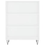 vidaXL Buffet blanc 69 5x32 5x180 cm bois d'ingénierie