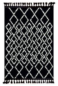 Tapis de salon FAS 80 x 150 cm - Noir