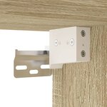 vidaXL Meubles TV muraux 2 Pièces Chêne sonoma 40x34 5x40 cm