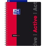 Cahier Polypro ACTIVEBOOK 160 P 90G 24x29.7 cm Quadrillé 5x5 coloris aléatoire OXFORD