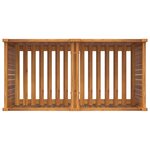 vidaXL Jardinière avec doublure 100x50x75 cm bois massif d'acacia
