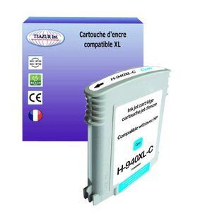 Cartouche compatible avec HP OfficeJet Pro 8500, 8500A, 8500A A909 remplace HP 940XL Cyan - T3AZUR