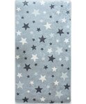 Tapis enfant Etoile 80 x 150 cm - Gris