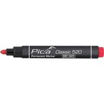 Pica marqueur permanent dry-safe classic 1- 4 mm rond rouge