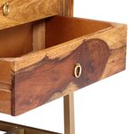 vidaXL Meuble TV 140x30x45 cm Bois de Sesham massif