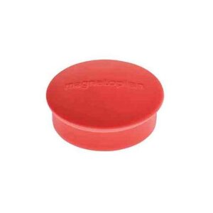 Bte de 10 Aimants Discofix rond 'mini' Diam 20 x H 7 mm Rouge MAGNÉTOPLAN