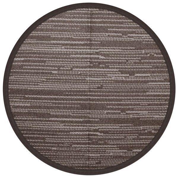 vidaXL Tapis d'extérieur marron Ø160 cm PP