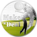 Pièce de monnaie en Argent 1 Dollar g 31.1 (1 oz) Millésime 2024 MAKE A DEAL