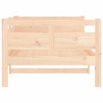 vidaXL Lit de jour Bois massif de pin 90x190 cm