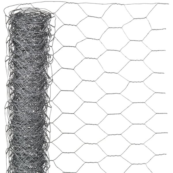 Nature Grillage métallique hexagonal 0 5 x 10 m 25 mm Acier galvanisé