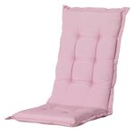 Madison Coussin de chaise à dossier haut Panama 123x50 cm Rose pâle