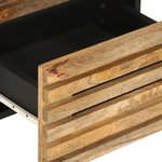 vidaXL Buffet 40x34x75 cm bois de manguier massif brut