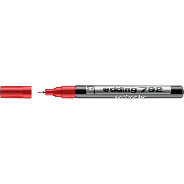 Marqueur Peinture 792 rouge 0 8 mm x 10 EDDING