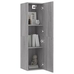 vidaXL Meubles TV muraux 2 Pièces Sonoma gris 30 5x30x110 cm