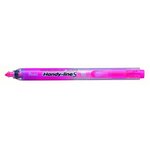 Surligneur handy-line s rétractable/rechargeable rose x 12 pentel