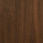 vidaXL Banc de rangement chêne marron 42x42x46 cm bois d'ingénierie