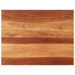 vidaXL Dessus de table Bois solide 15-16 mm 70x90 cm