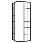 vidaXL Cabine de douche ESG 80x80x180 cm