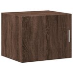 vidaXL Armoire de rangement mince chêne marron 50x42 5x225 cm