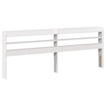 vidaXL Cadre de lit sans matelas blanc 150x200 cm bois de pin massif