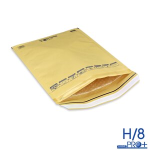Lot de 100 enveloppes à bulles pro+ marron h/8 format 260x360 mm