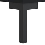 vidaXL Buffet noir 69 5x32 5x180 cm bois d'ingénierie
