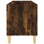 vidaXL Armoire à disques chêne fumé 74 5x38x48 cm bois d'ingénierie