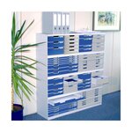 Module De Classement Modulo Office 10 Tiroirs A3 - Bleu - Exacompta