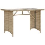 vidaXL Salon de jardin avec coussins 6 Pièces beige résine tressée