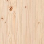 vidaXL Tête de lit 125 5x4x100 cm Bois massif de pin