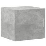 vidaXL Armoire de rangement mince gris béton 45x42 5x225 cm