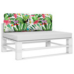 vidaXL Coussin de palette multicolore 120x40x12 cm tissu