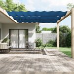 vidaXL Auvent vertical Bleu 180x360 cm Tissu oxford