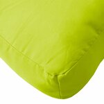 vidaXL Coussin de palette vert vif 80x40x12 cm tissu