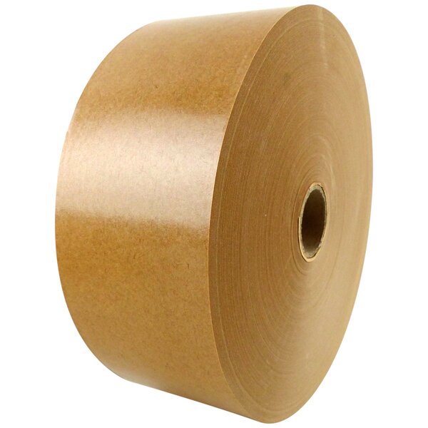 Ruban adhésif kraft gommé – 12 rouleaux 70 mm x 200 m havane – Bulteau Systems