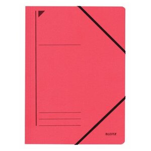 Chemise à élastique, format A4, carton robuste Rouge LEITZ