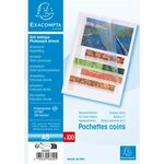 Sachet 100 Pochettes Polypropylène Lisse 12/100e - A5 - Cristal - X 10 - Exacompta