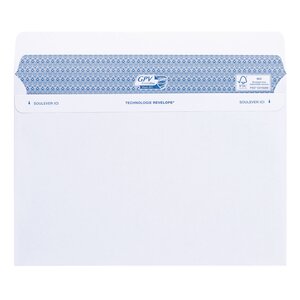 Enveloppe 162 x 229 mm secure gpv 90 g avec fenêtre 45 x 100 mm blanche - boîte de 100