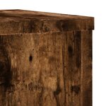 vidaXL Supports pour plantes 2 Pièces chêne fumé bois d'ingénierie