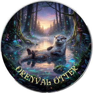 Monnaie ORENVAL OTTER Forest Totems V 1 Oz Argent 1$ USA 2026 (PRÉCOMMANDE)