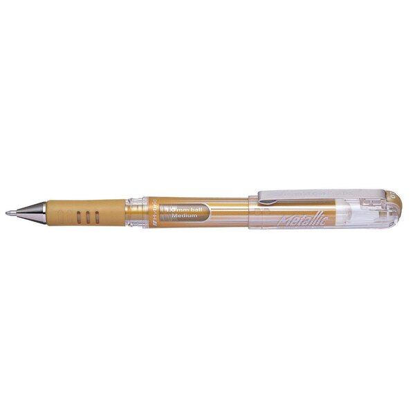 Roller encre gel k230m métallique hybrid gel grip dx or x 12 pentel