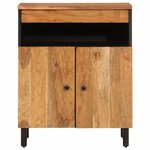 vidaXL Armoire latérale 60x33x75 cm bois massif d'acacia