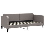 vidaXL Lit de repos taupe 80x200 cm tissu