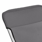 vidaXL Chaises plage pliantes lot de 2 textilène acier enduit poudre