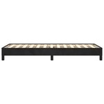 vidaXL Cadre de lit Noir 90x190 cm Velours