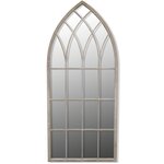 vidaXL Miroir de jardin d'arche gotique 50x115 cm Intérieur/extérieur