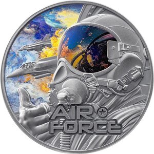 Pièce de monnaie en Argent 2000 Francs g 62.2 (2 oz) Millésime 2025 Guardians of Freedom AIR FORCE