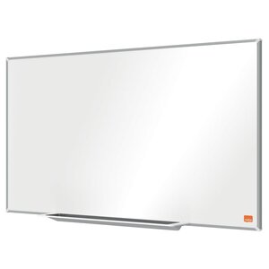 Nobo tableau blanc magnétique écran large impression pro acier 71x40cm